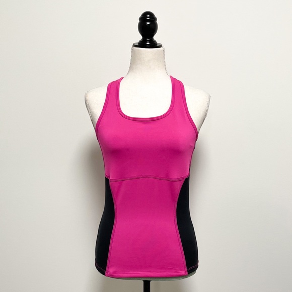 Skirt Sports Racerback Shelf Bra Hidden Pocket - Picture 2 of 8